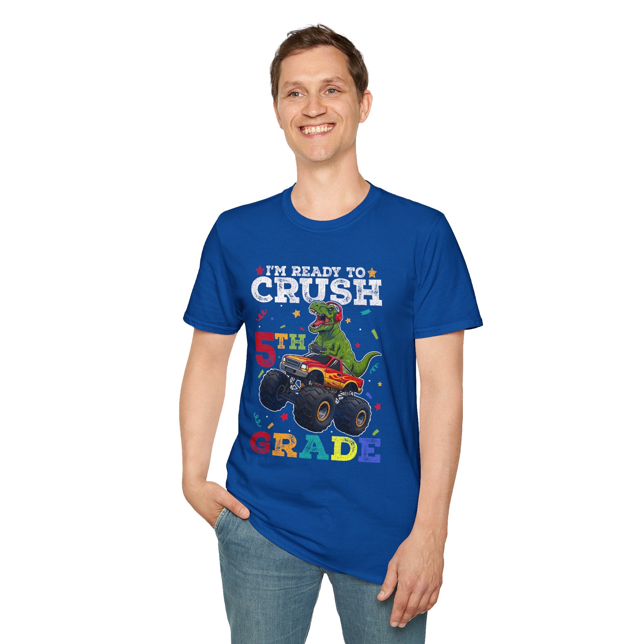 5th Grade T-Shirt – "I'm Ready to Crush 5th Grade" -Adult