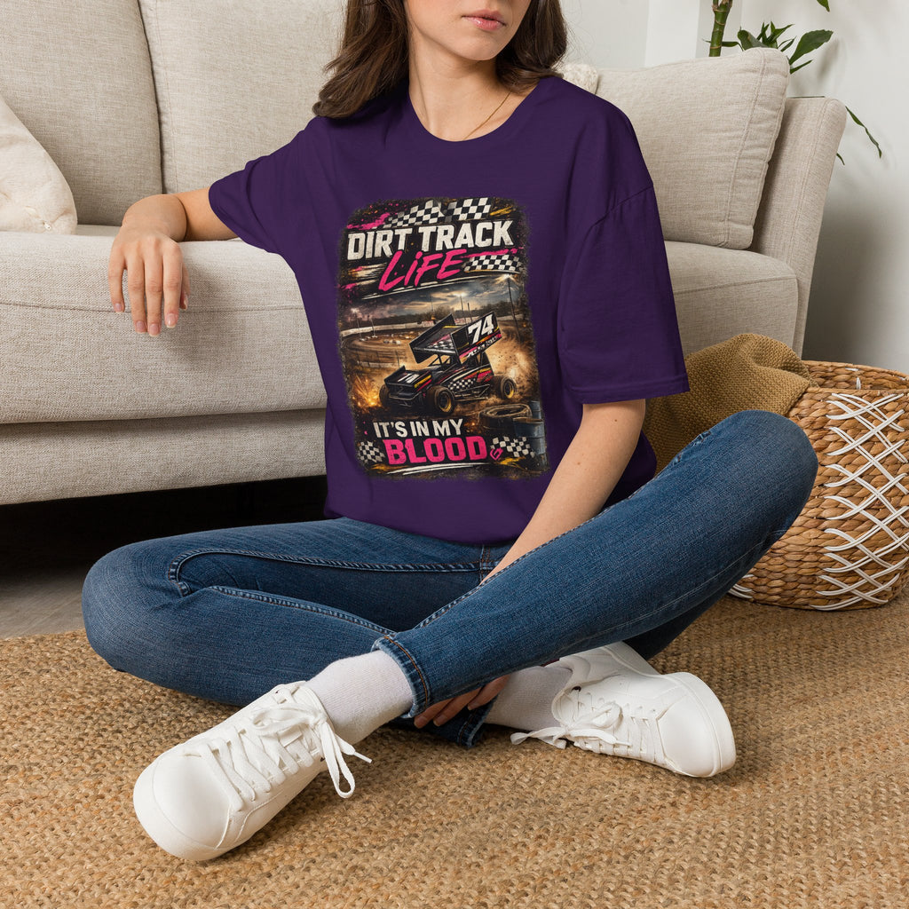 "It's In My Blood" Racing Tee