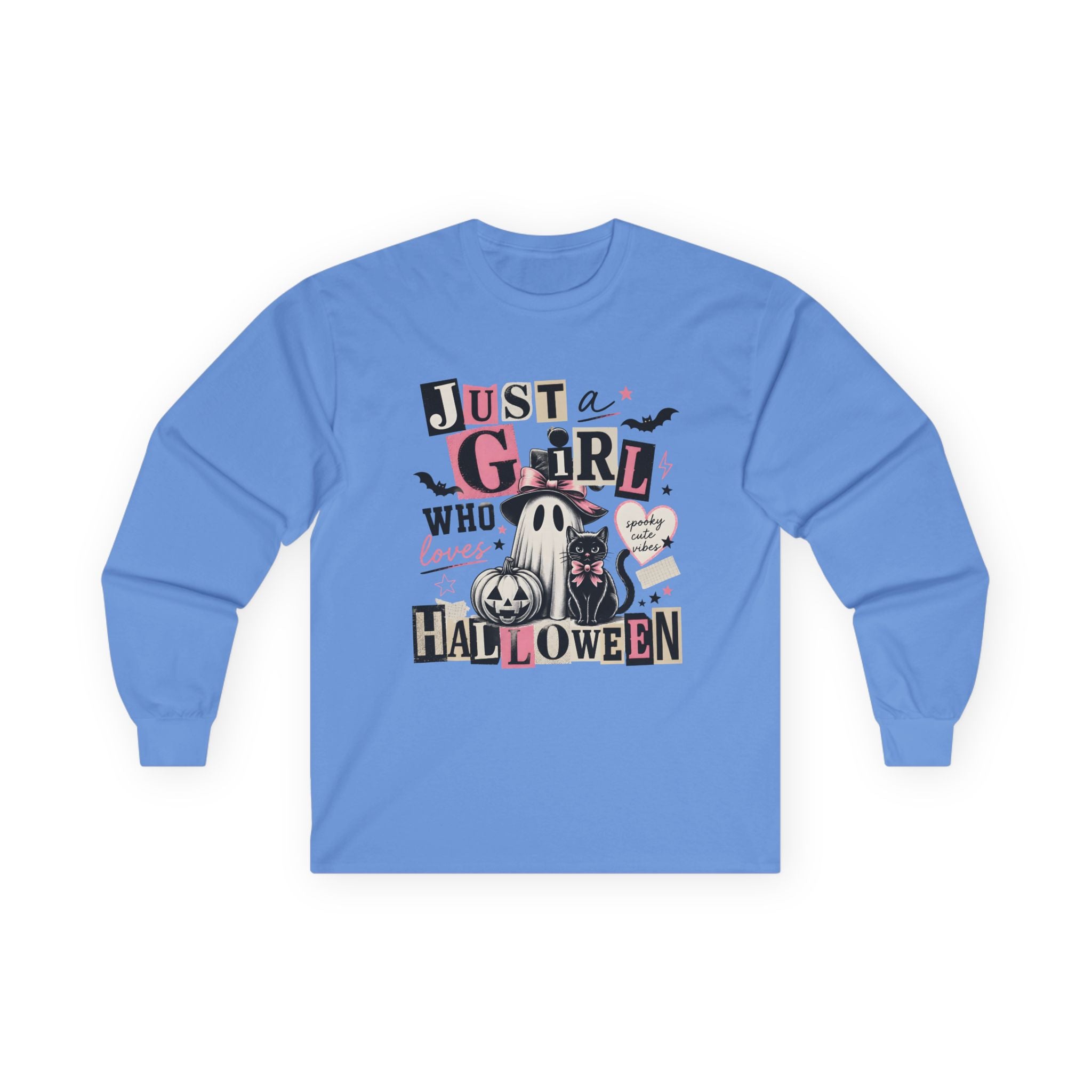 Just a Girl Who Loves Halloween Long Sleeve Tee
