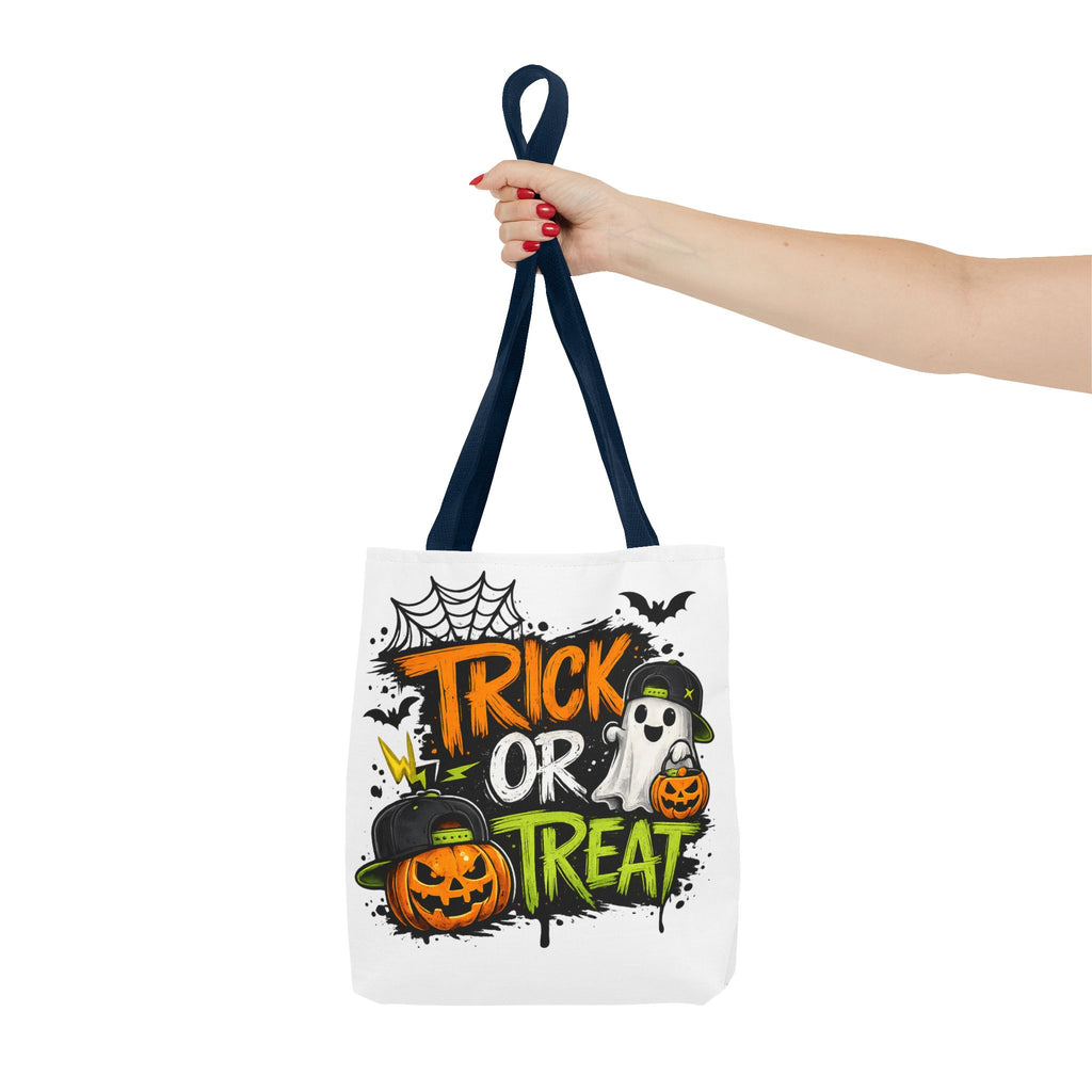 Boys Halloween Trick or Treat Tote Bag- with personalize name
