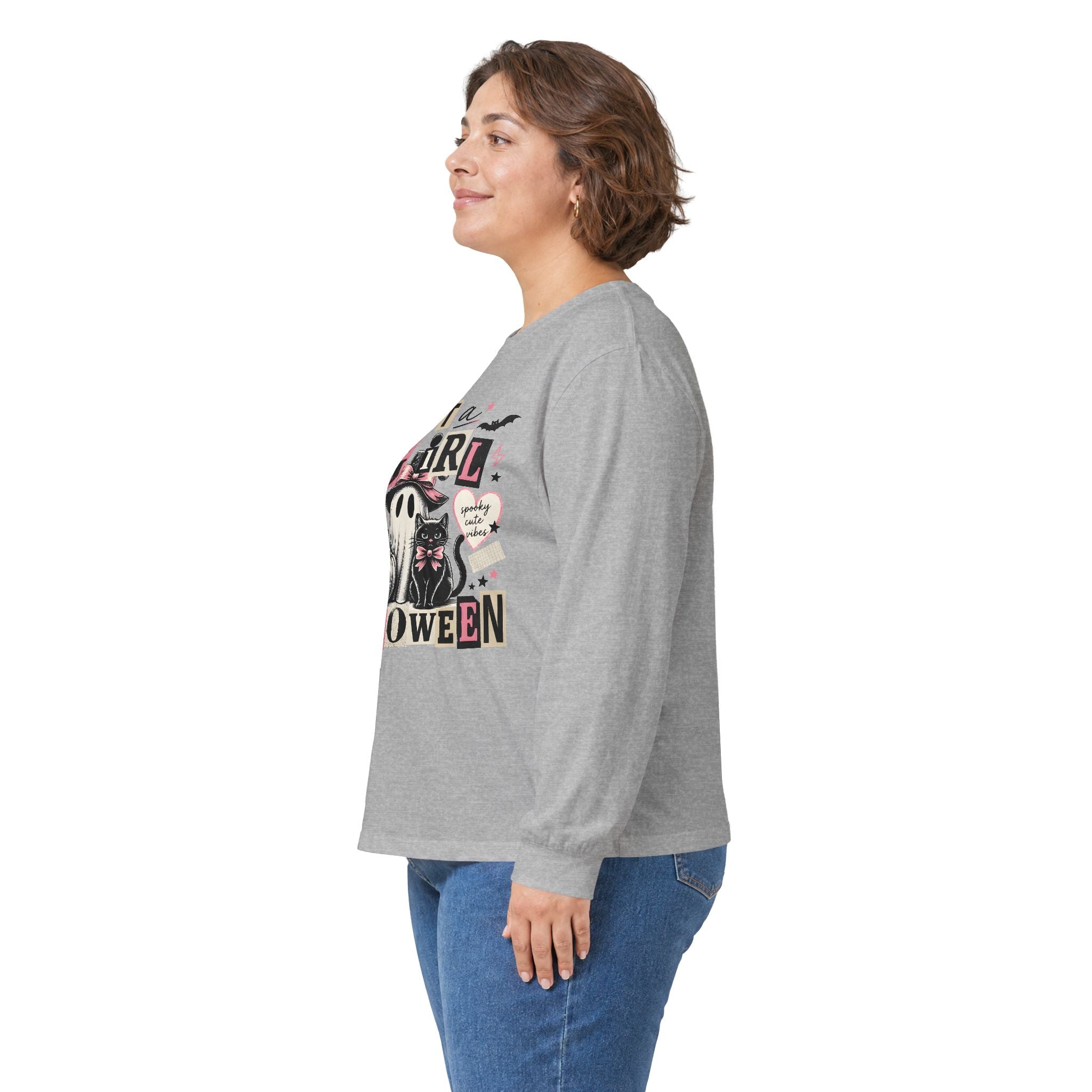Just a Girl Who Loves Halloween Long Sleeve Tee