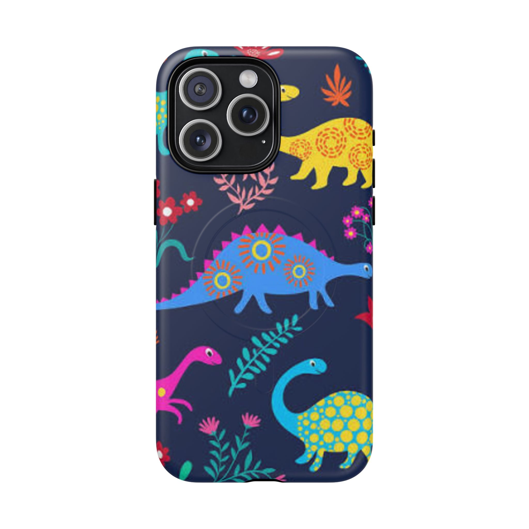 Dino Floral Tough Magnetic Phone Case