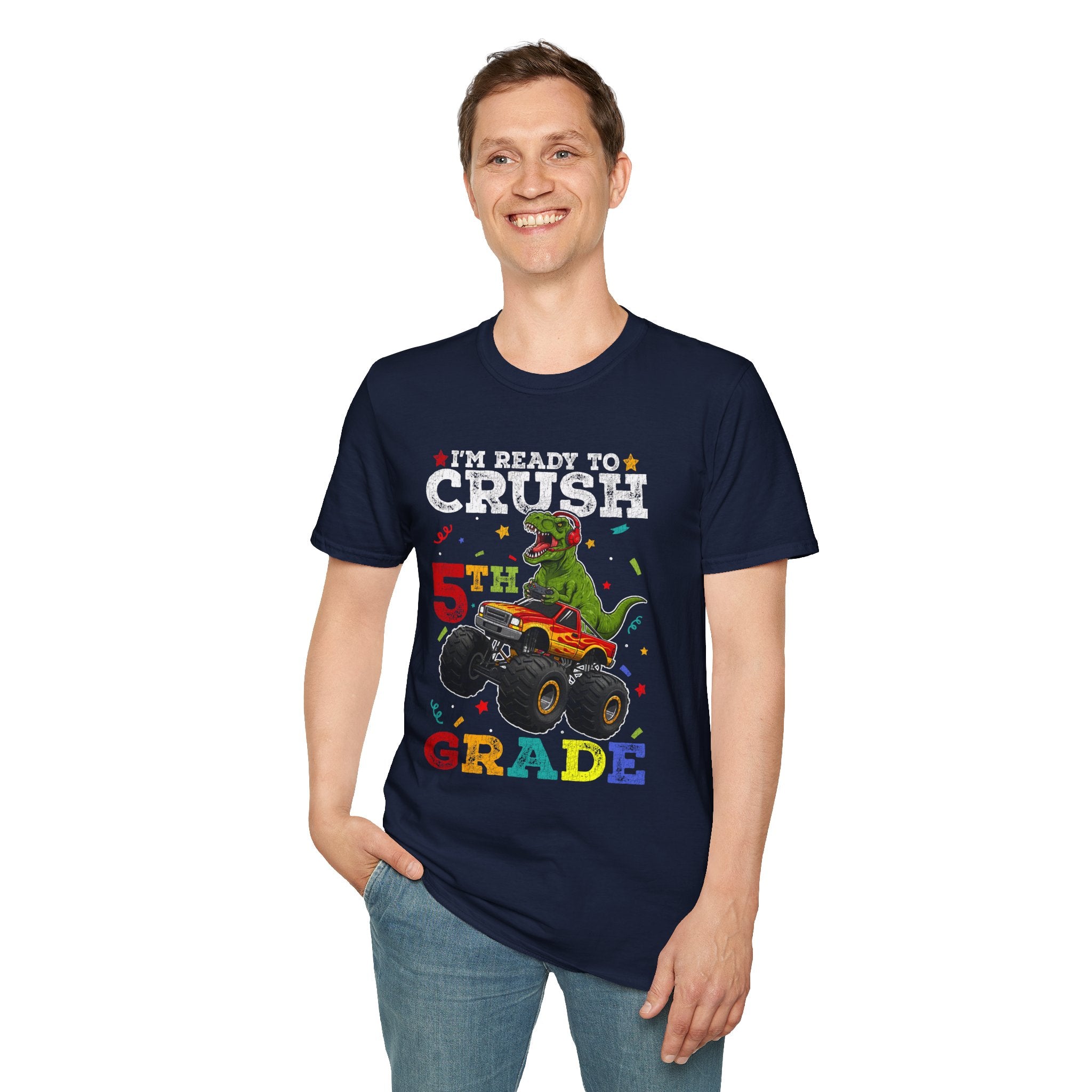 5th Grade T-Shirt – "I'm Ready to Crush 5th Grade" -Adult