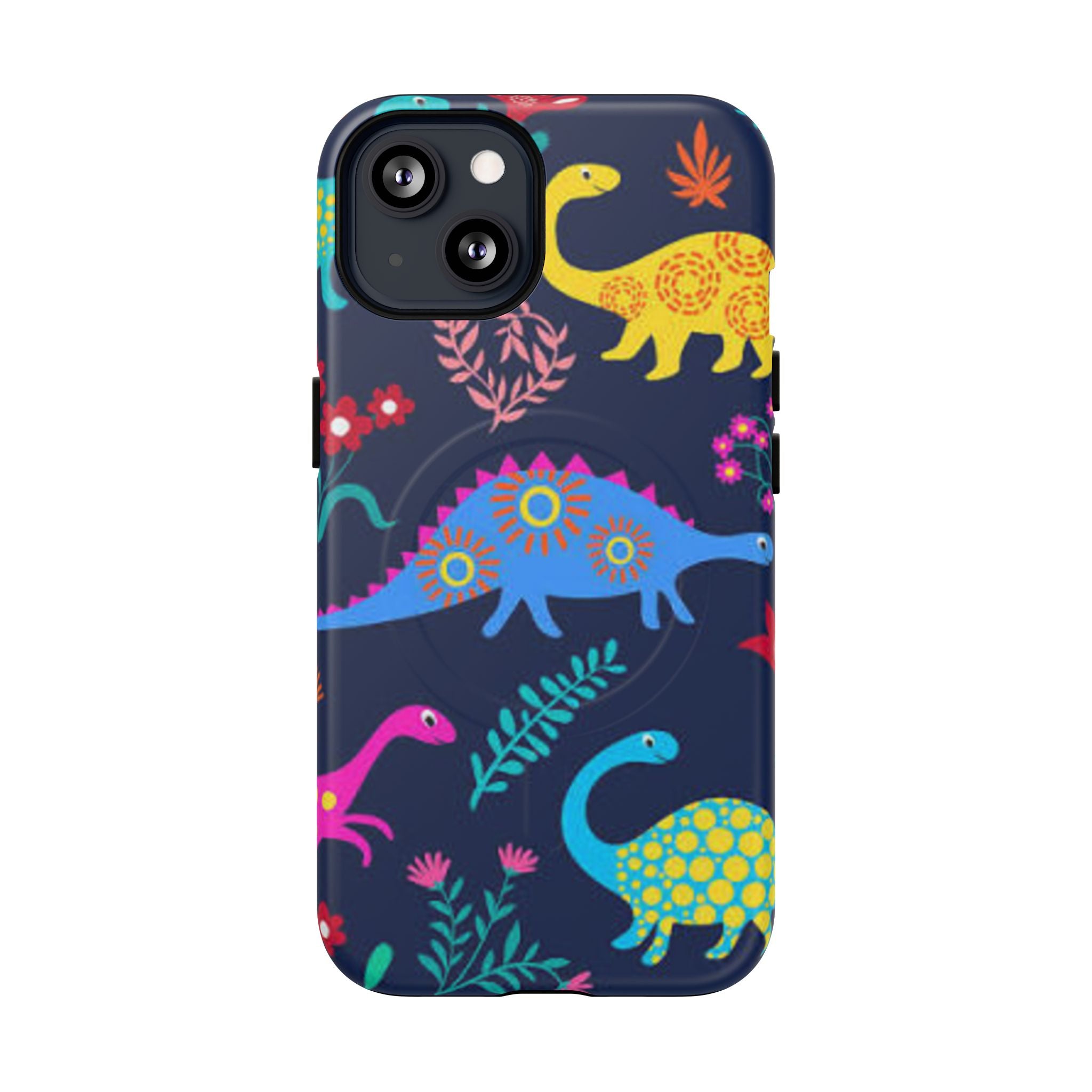 Dino Floral Tough Magnetic Phone Case