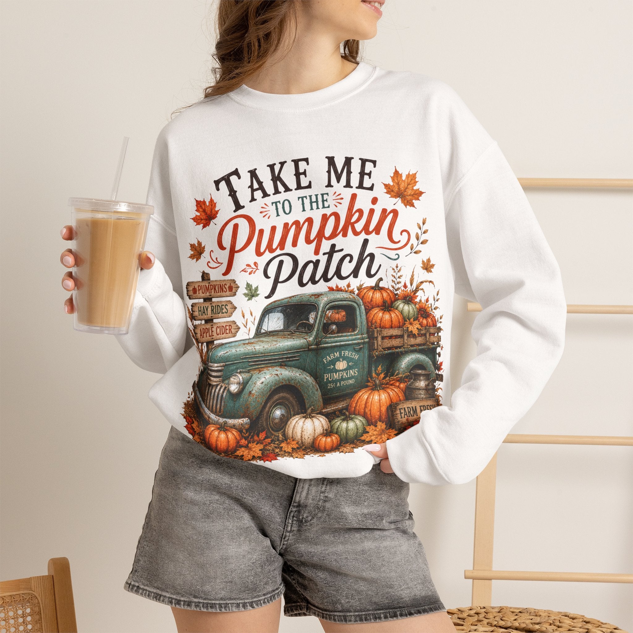 'Take Me to the Pumpkin Patch' Sweatshirt