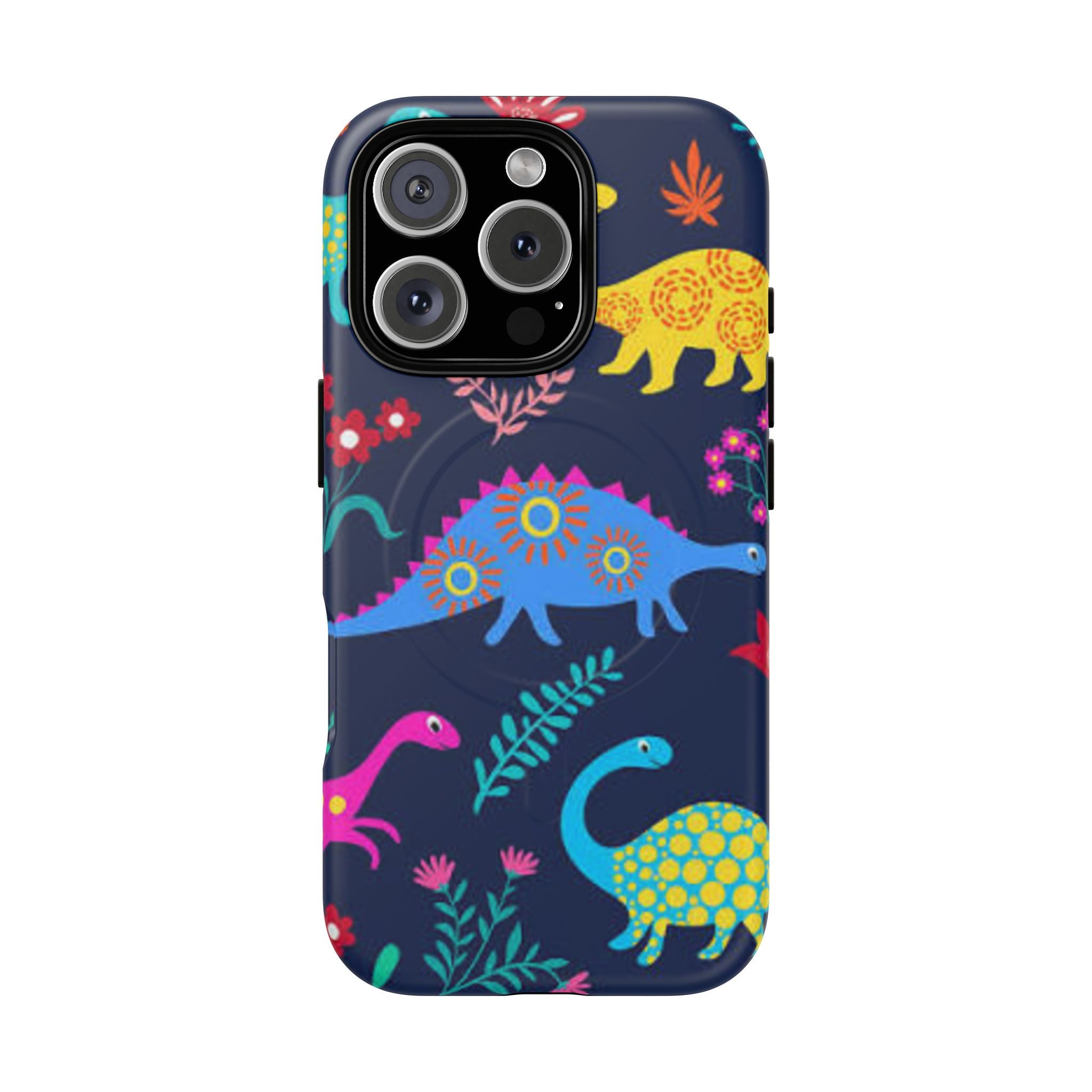 Dino Floral Tough Magnetic Phone Case