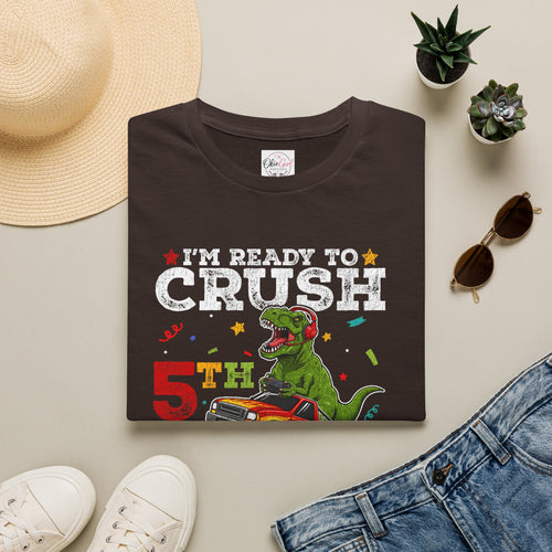 5th Grade T-Shirt – "I'm Ready to Crush 5th Grade" -Adult