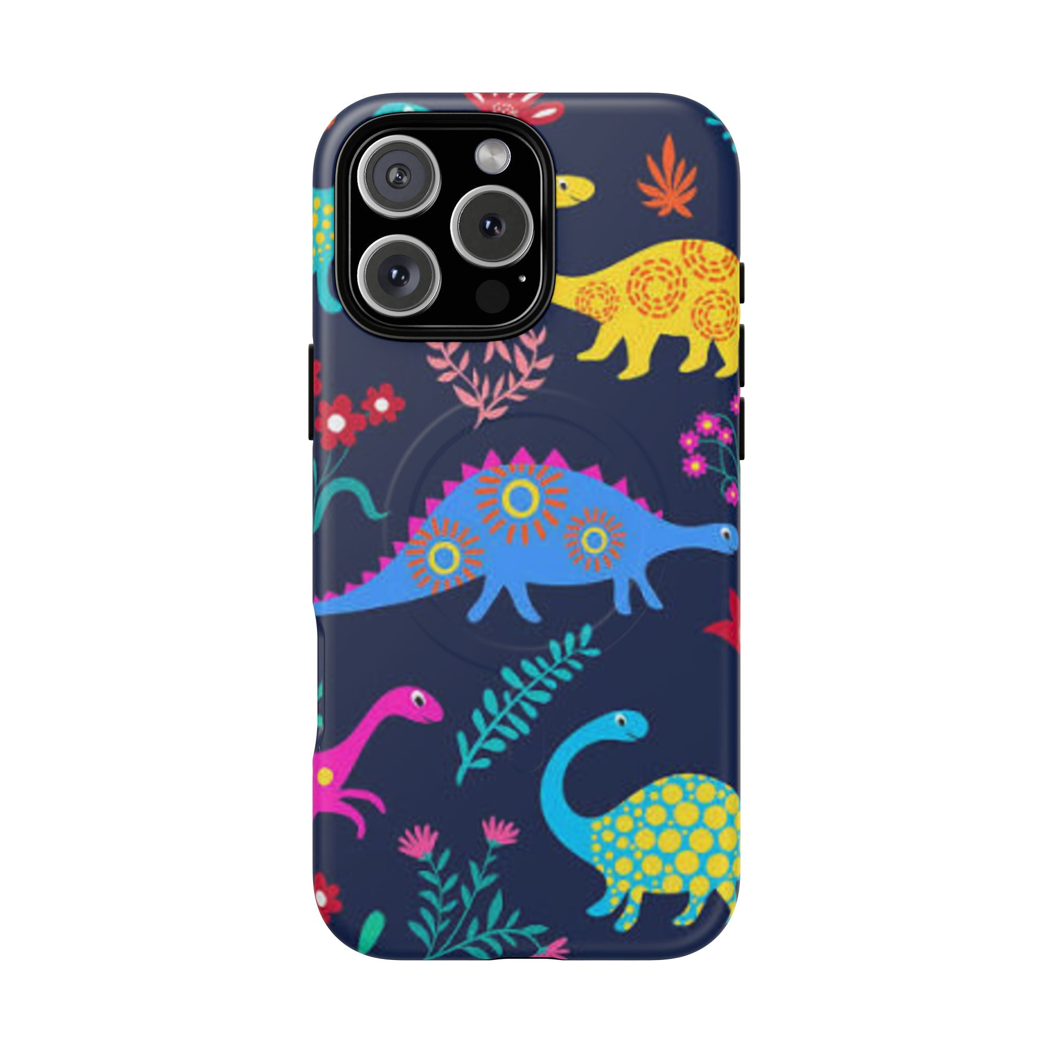 Dino Floral Tough Magnetic Phone Case