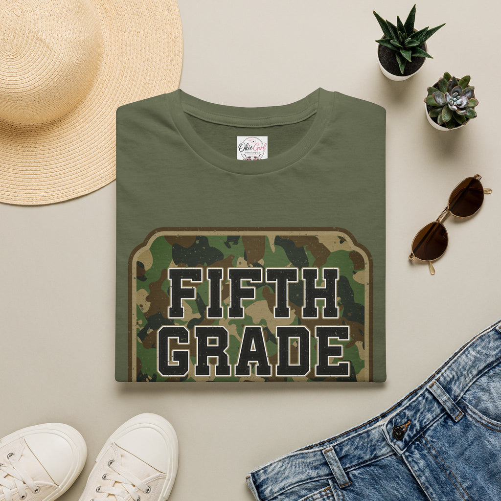 Fifth Grade Camo  (adult)  T-Shirt