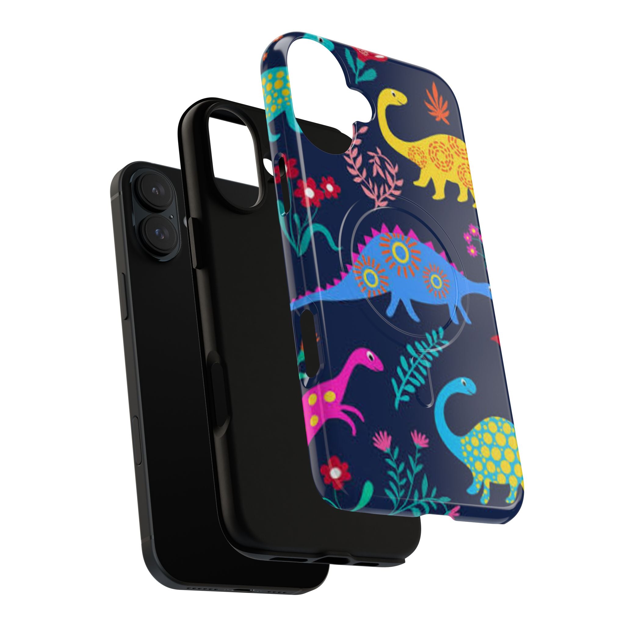 Dino Floral Tough Magnetic Phone Case