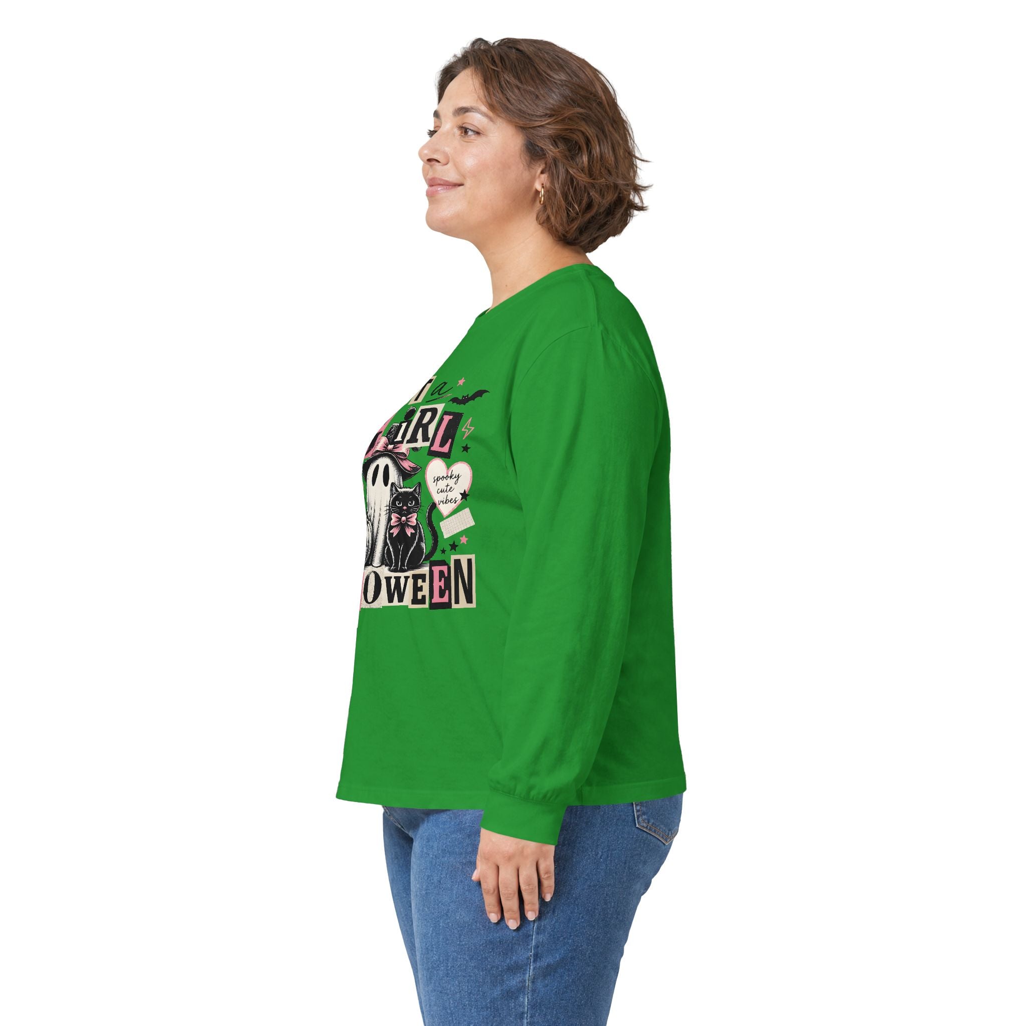 Just a Girl Who Loves Halloween Long Sleeve Tee