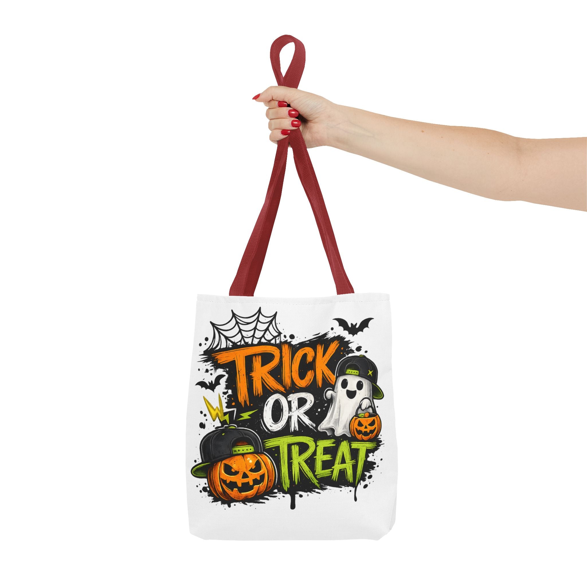 Boys Halloween Trick or Treat Tote Bag- with personalize name