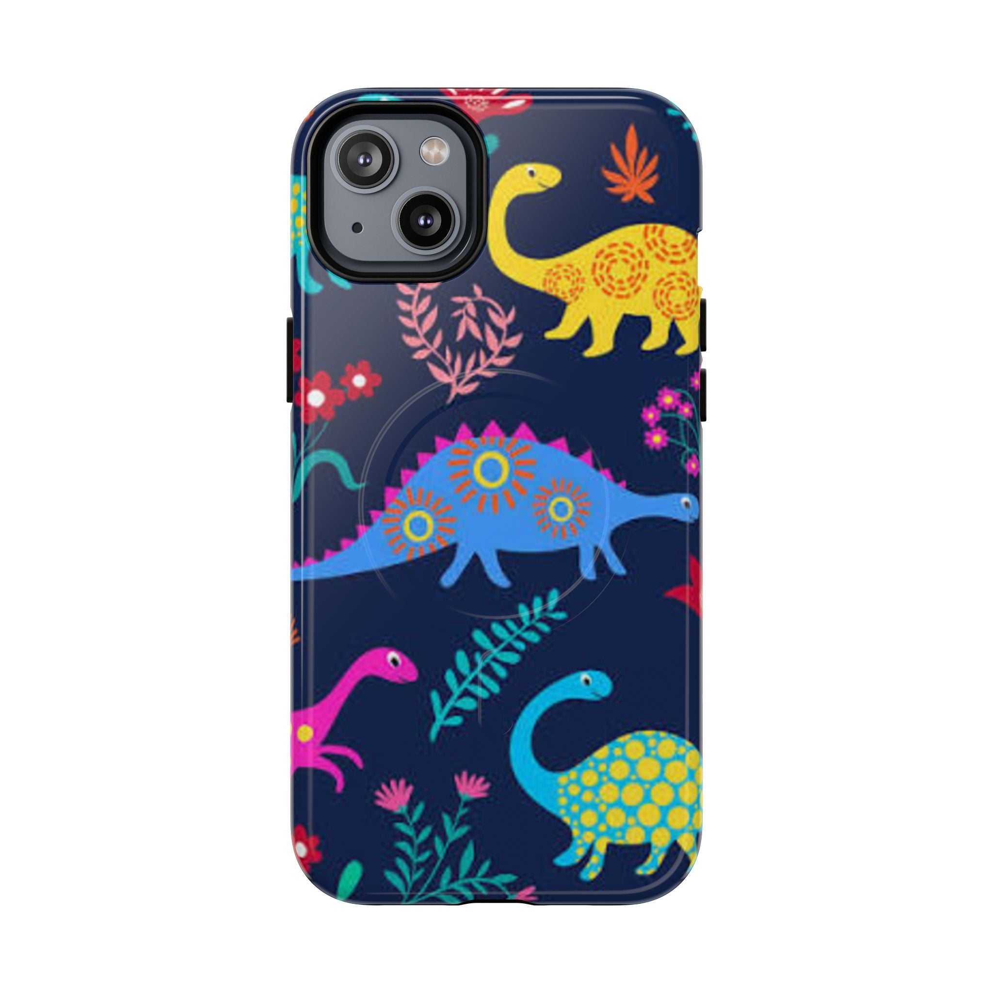 Dino Floral Tough Magnetic Phone Case