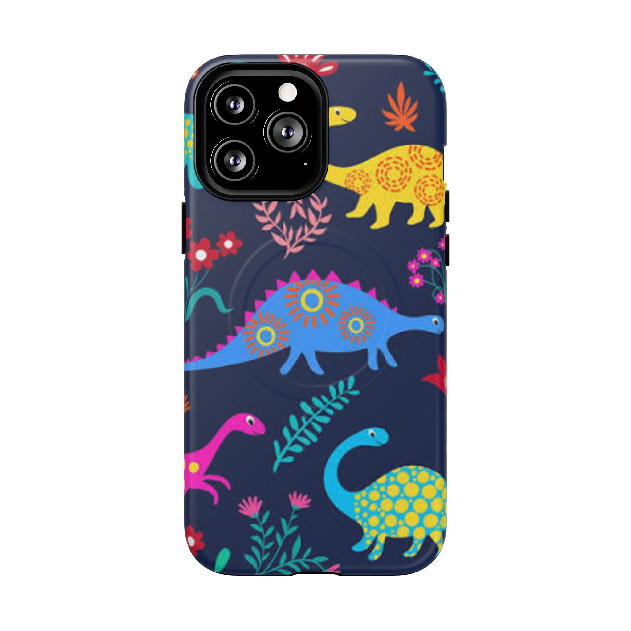 Dino Floral Tough Magnetic Phone Case