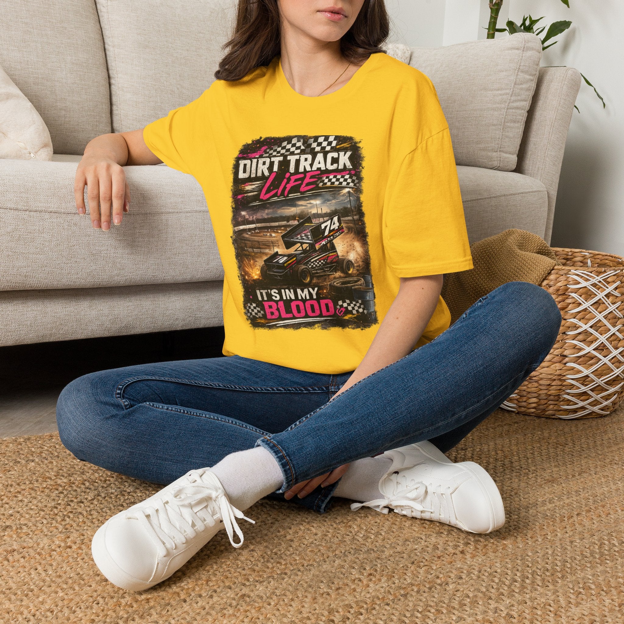 "It's In My Blood" Racing Tee