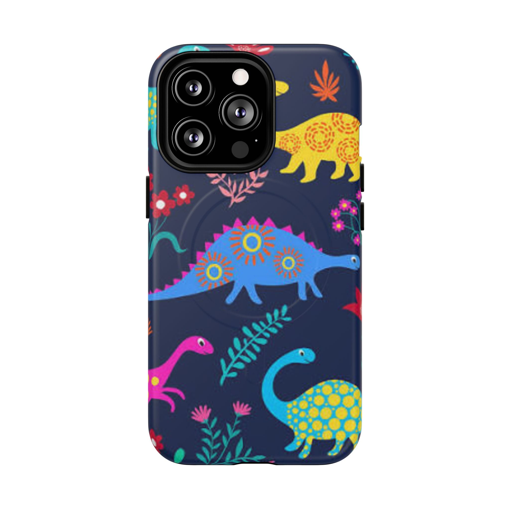 Dino Floral Tough Magnetic Phone Case