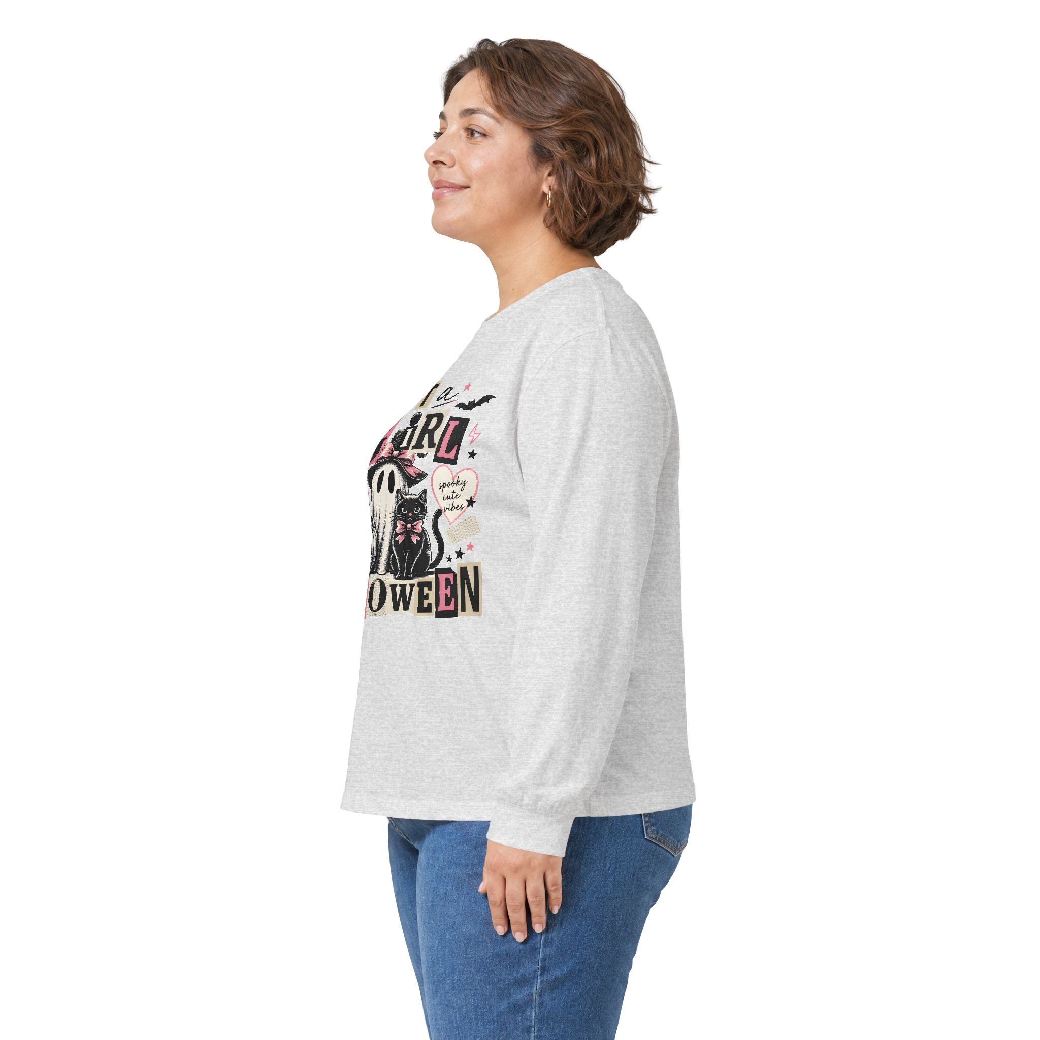 Just a Girl Who Loves Halloween Long Sleeve Tee