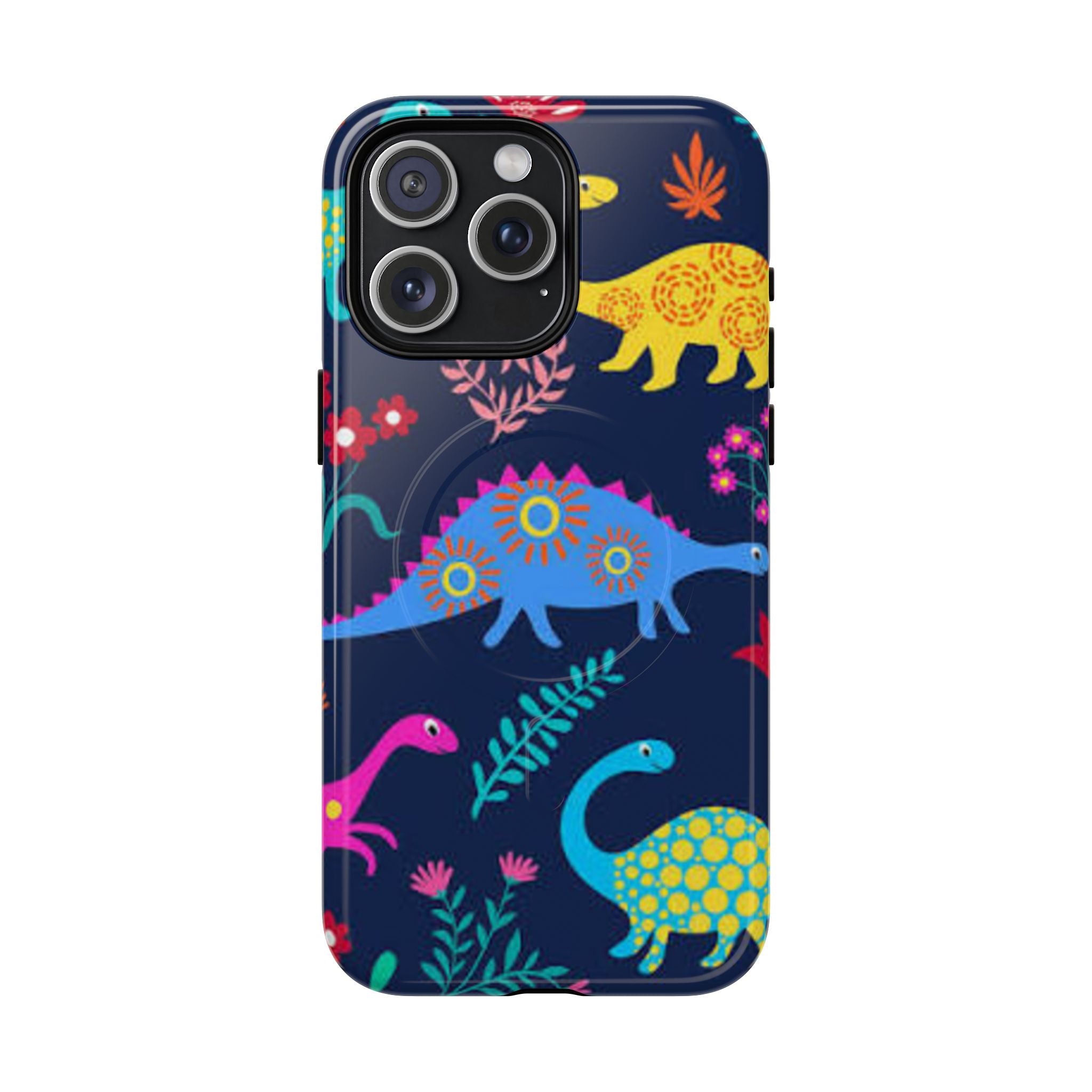 Dino Floral Tough Magnetic Phone Case