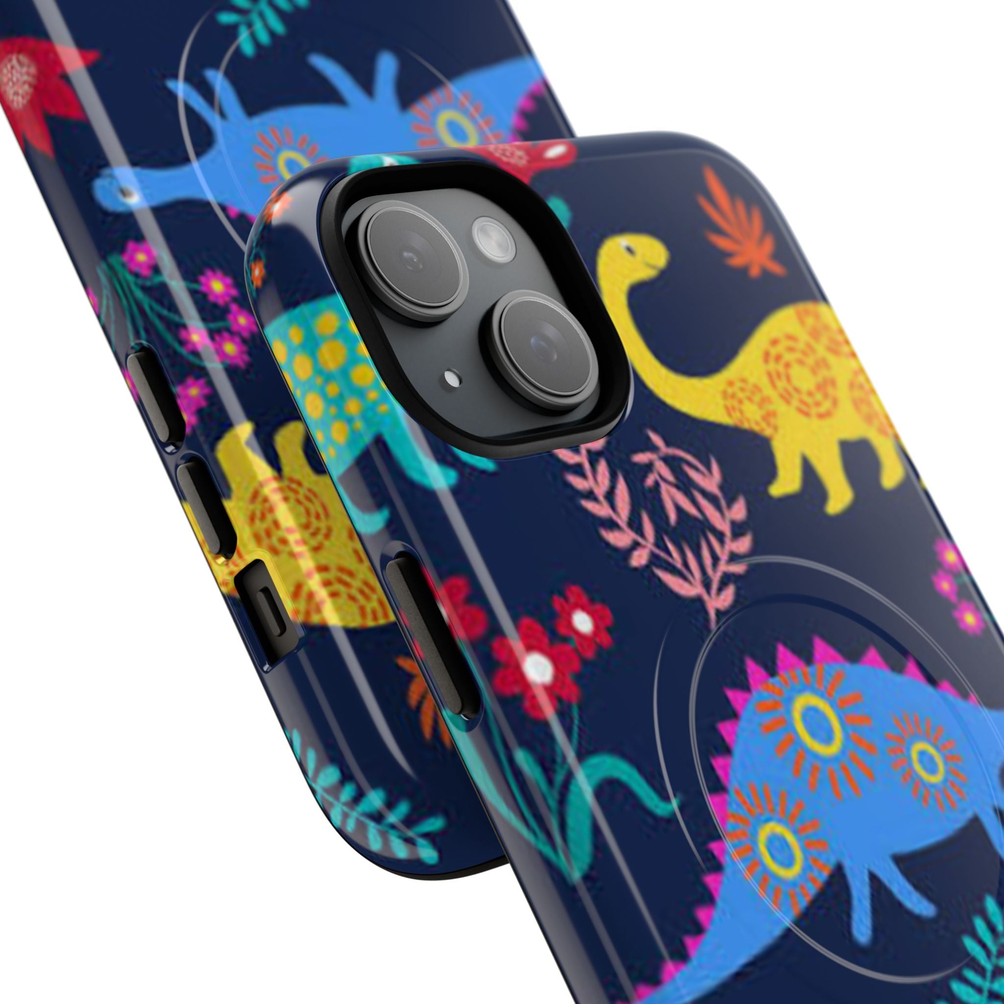 Dino Floral Tough Magnetic Phone Case