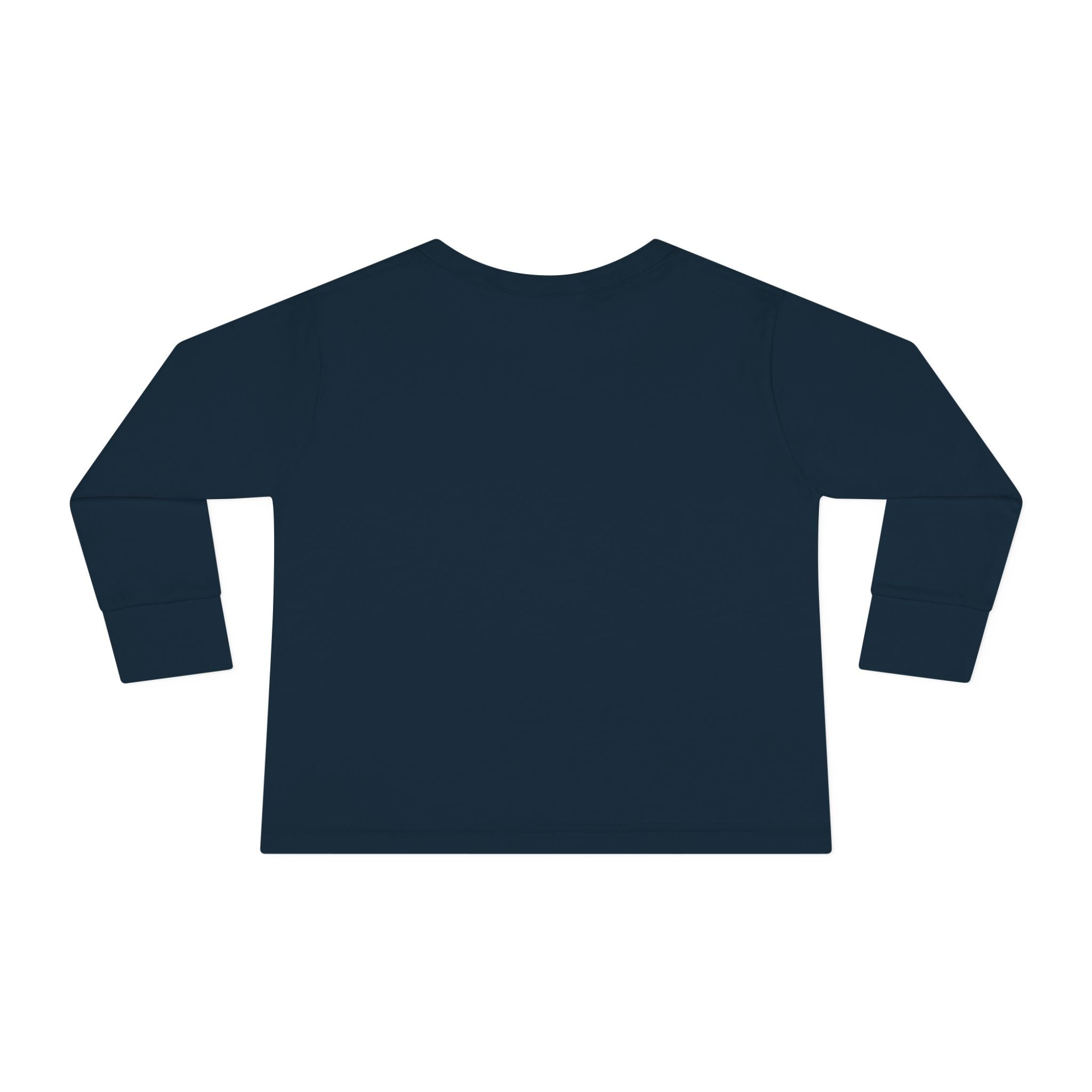 Love Cow Toddler Long Sleeve Tee — Cute Farm Animal Heart Design