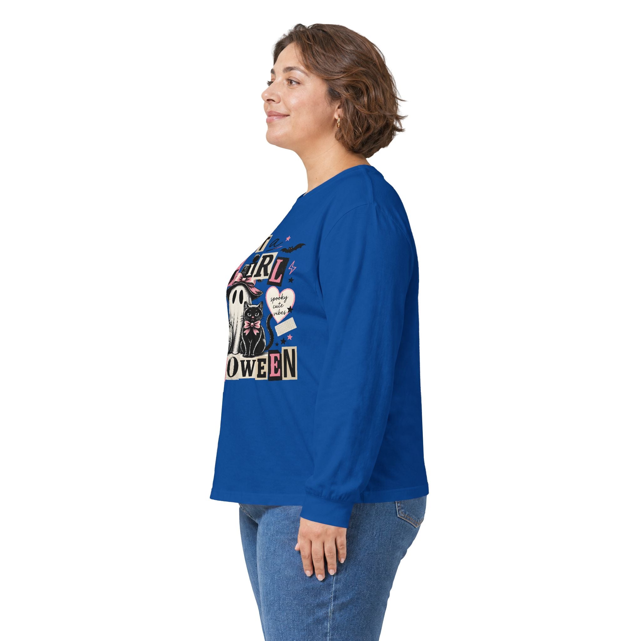 Just a Girl Who Loves Halloween Long Sleeve Tee