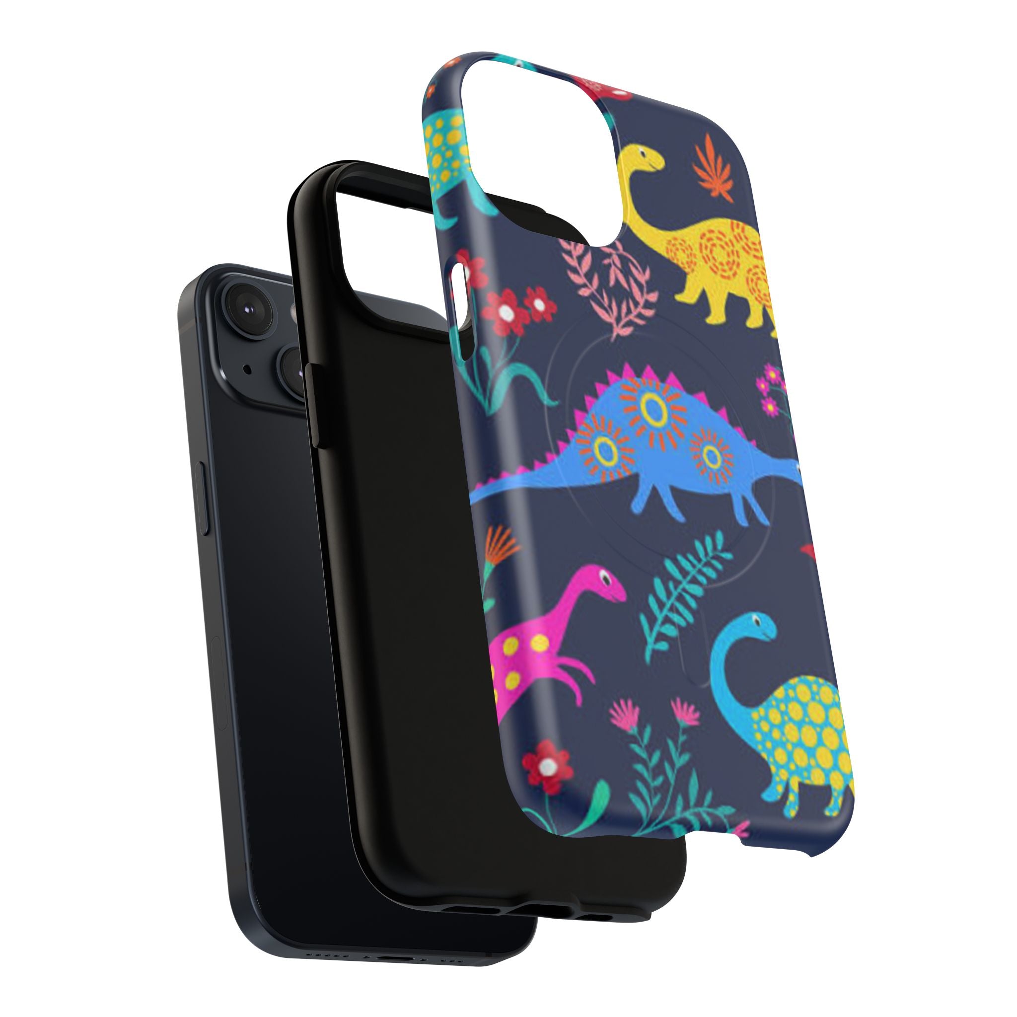 Dino Floral Tough Magnetic Phone Case