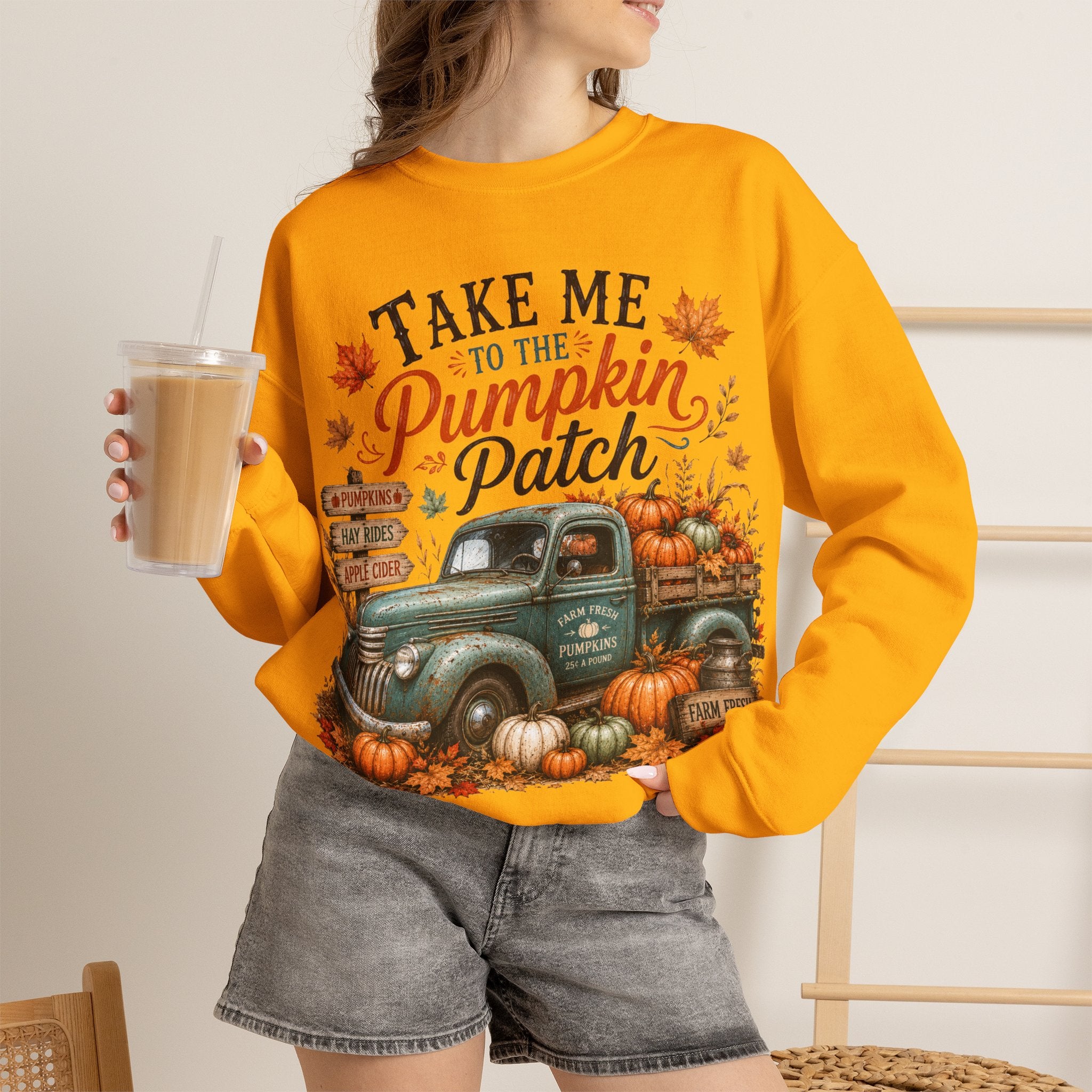 'Take Me to the Pumpkin Patch' Sweatshirt