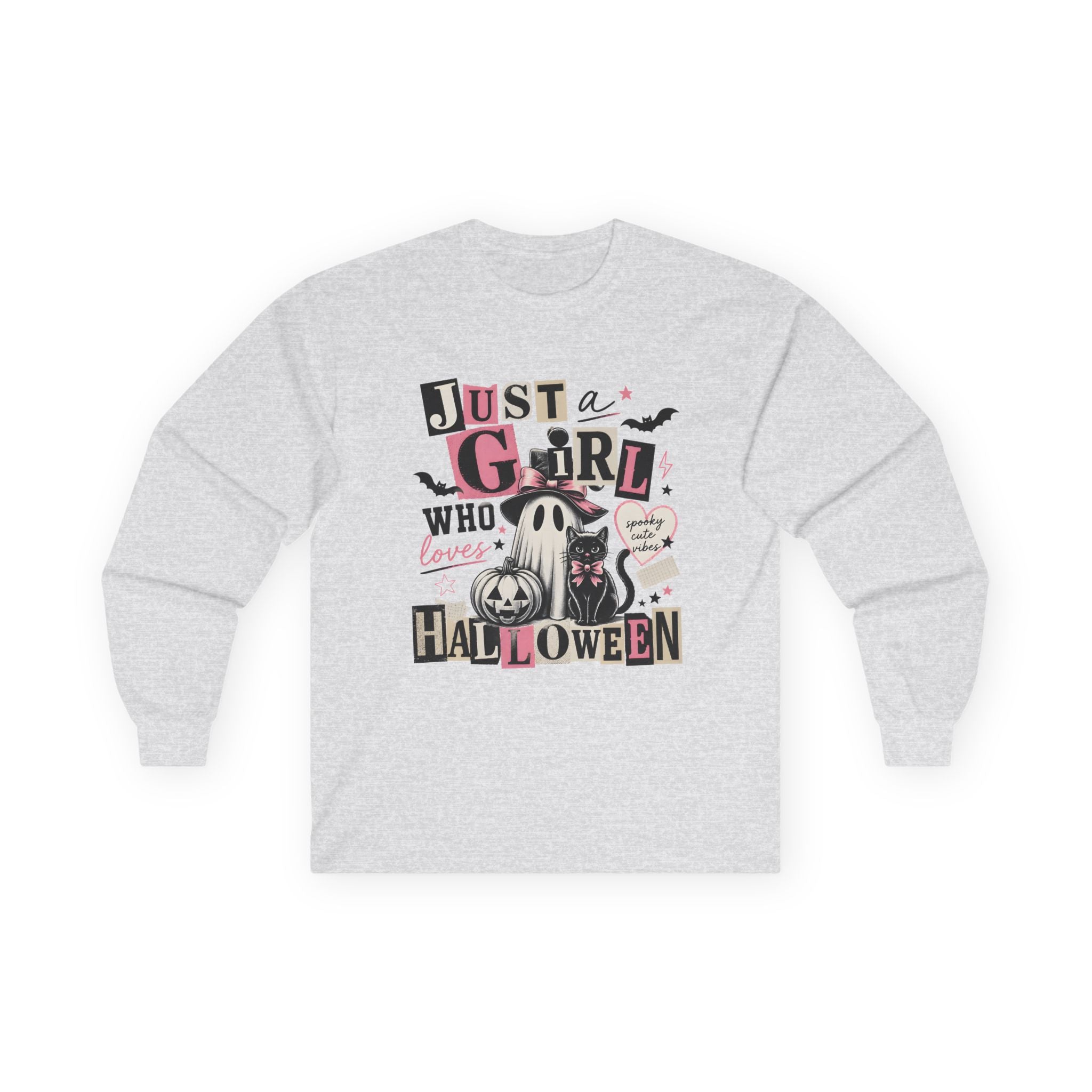 Just a Girl Who Loves Halloween Long Sleeve Tee