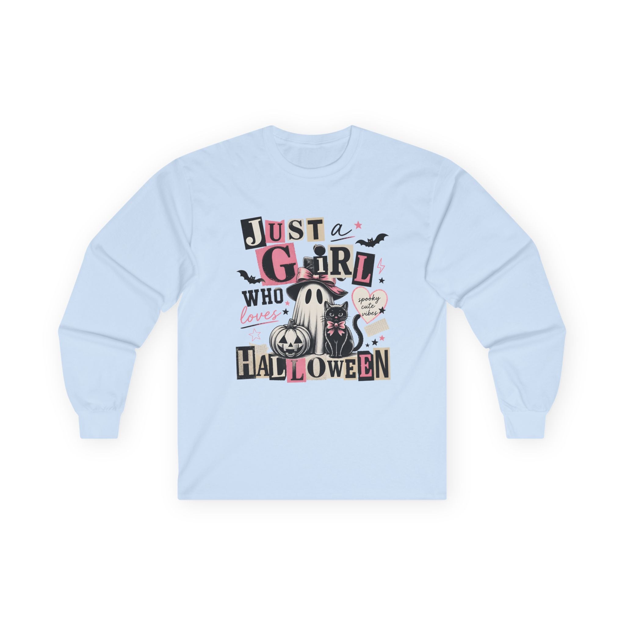 Just a Girl Who Loves Halloween Long Sleeve Tee