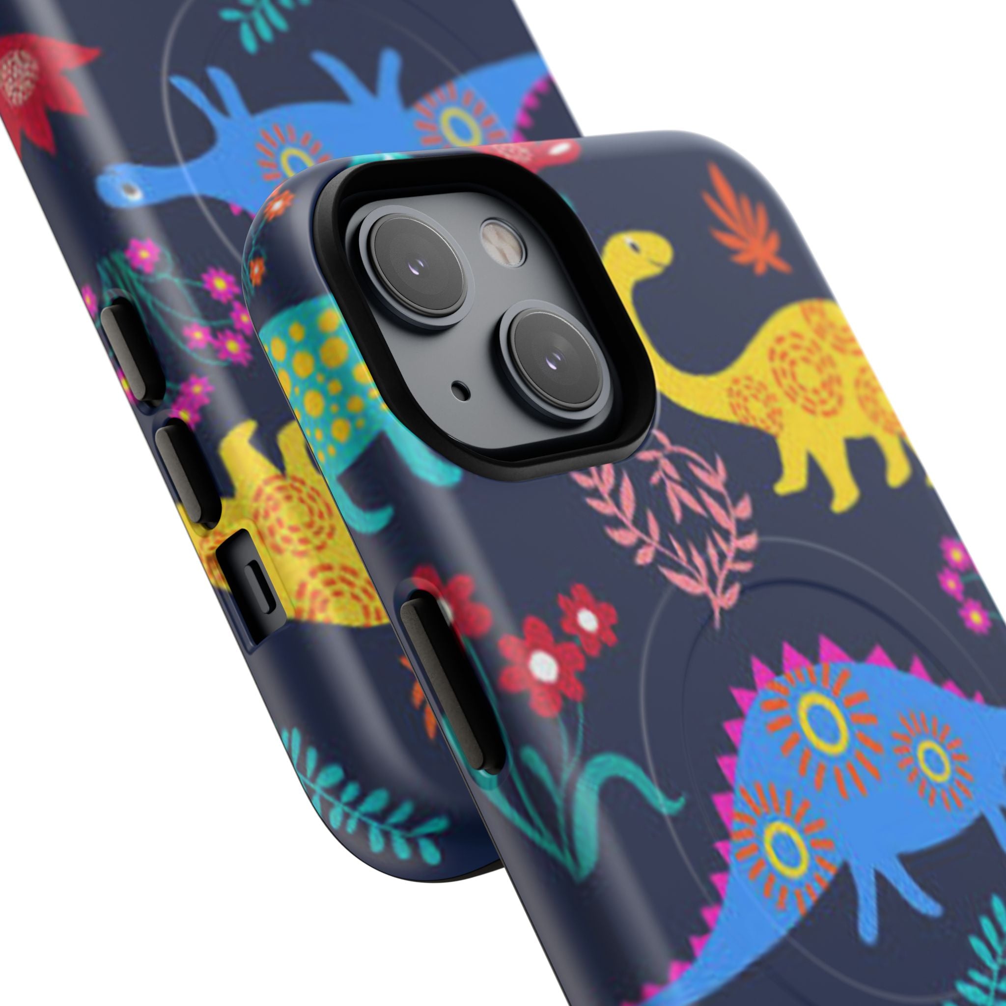 Dino Floral Tough Magnetic Phone Case