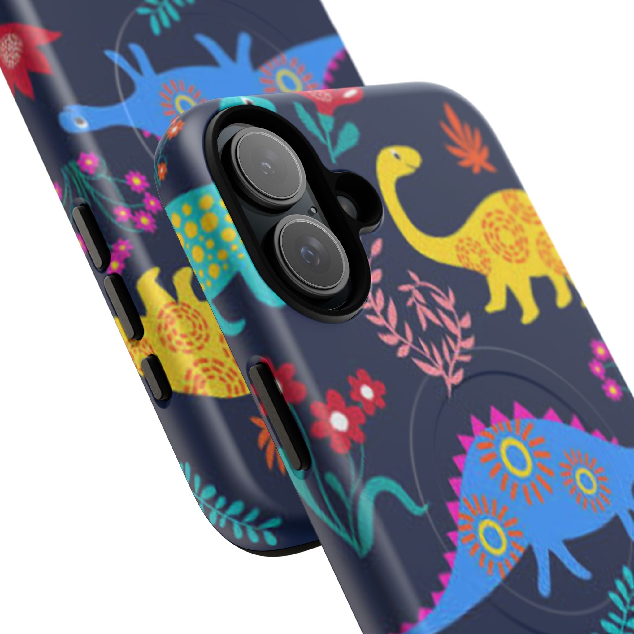 Dino Floral Tough Magnetic Phone Case