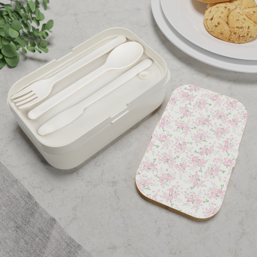 Bento Lunch Box — Pink Cherry Blossom