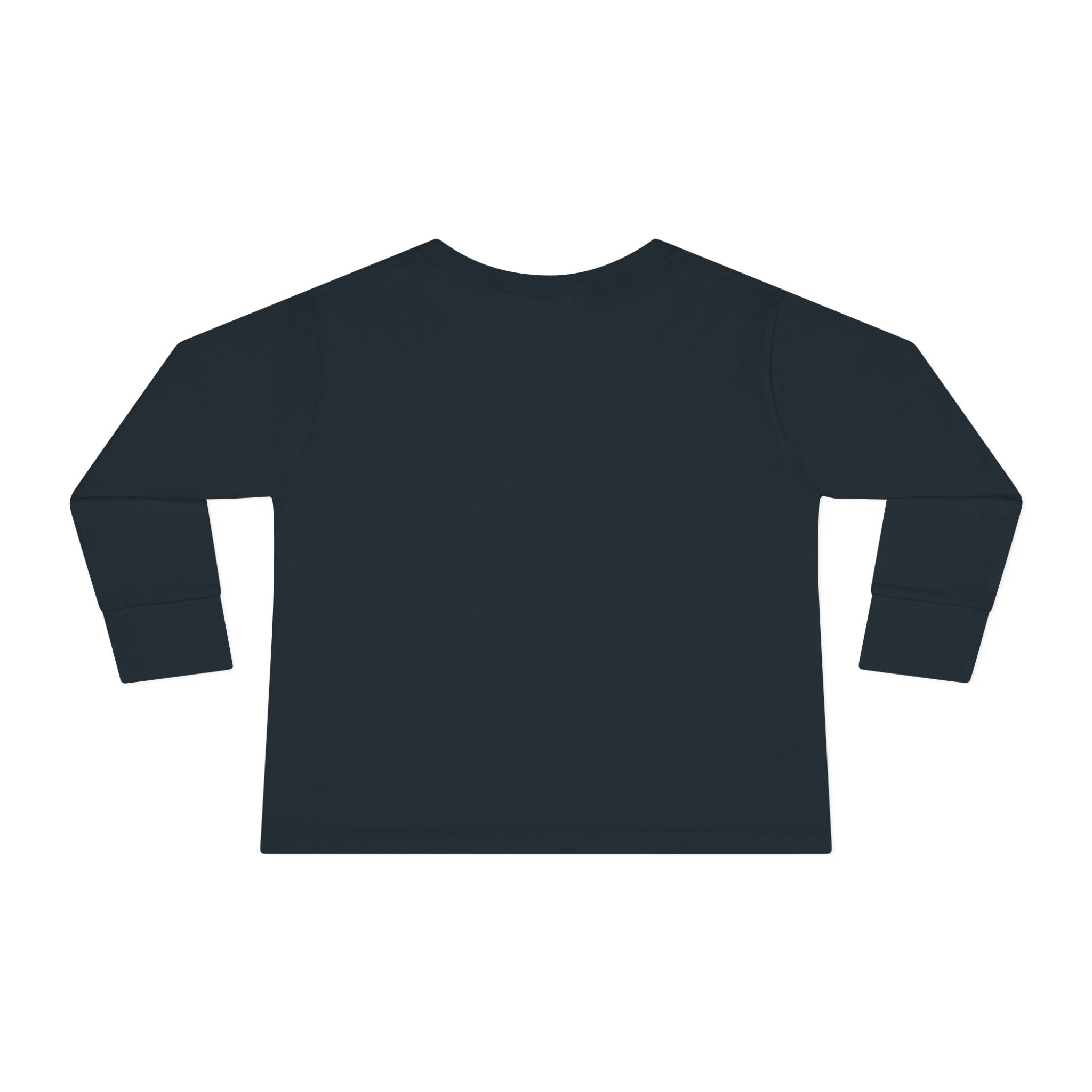 Love Cow Toddler Long Sleeve Tee — Cute Farm Animal Heart Design