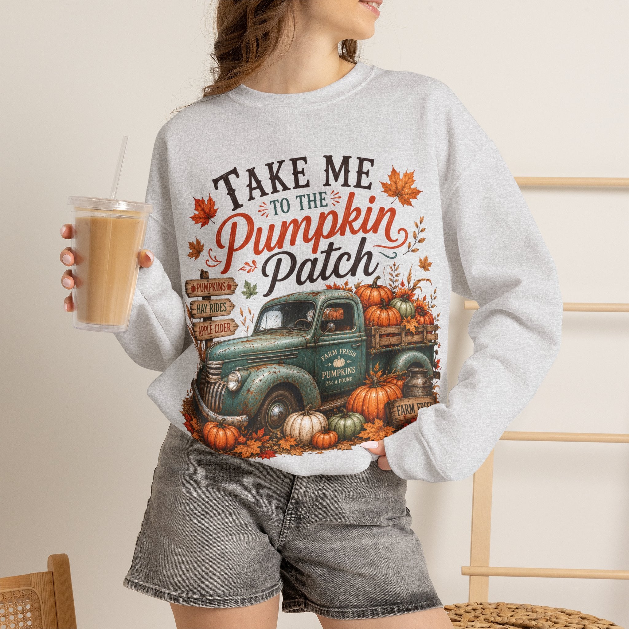 'Take Me to the Pumpkin Patch' Sweatshirt