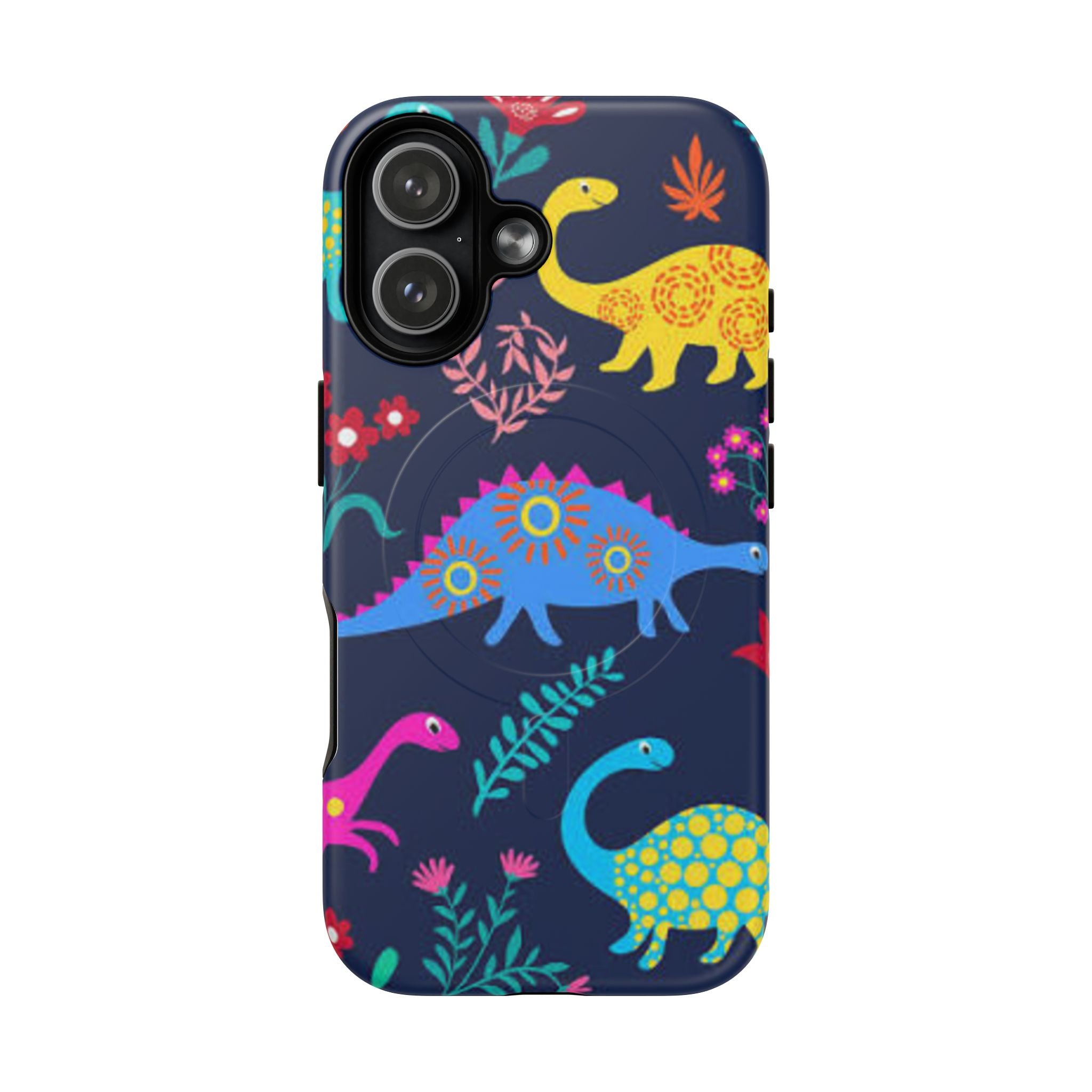 Dino Floral Tough Magnetic Phone Case
