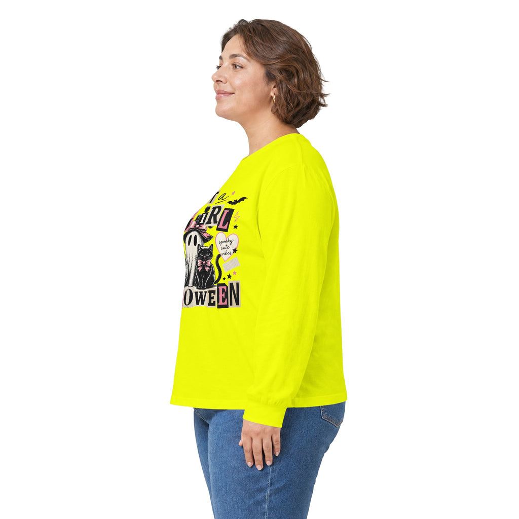 Just a Girl Who Loves Halloween Long Sleeve Tee