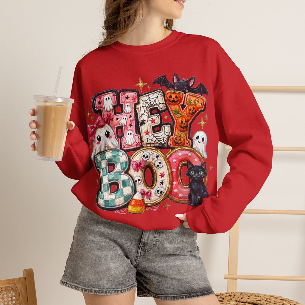 Halloween 'Hey Boo' Sweatshirt