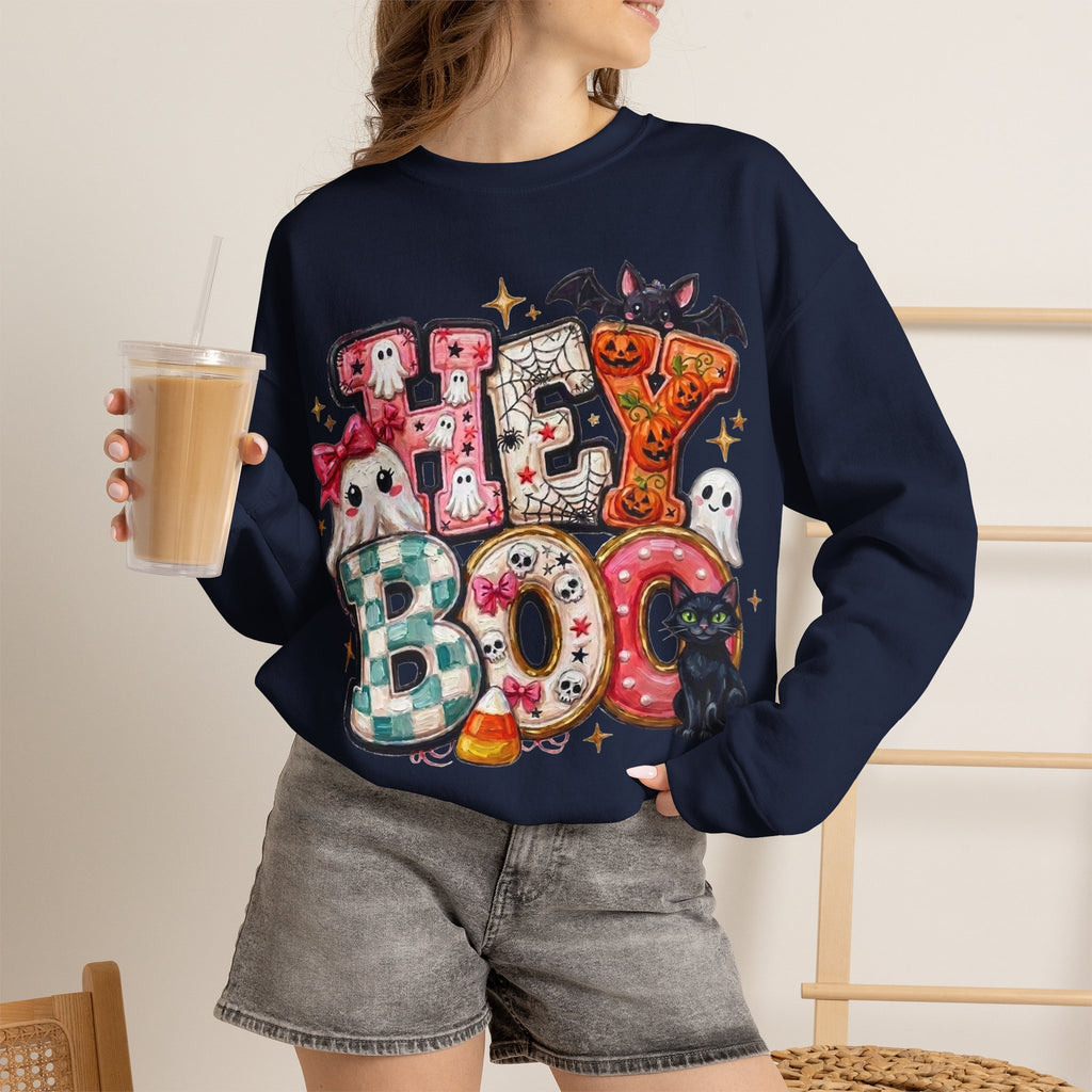 Halloween 'Hey Boo' Sweatshirt