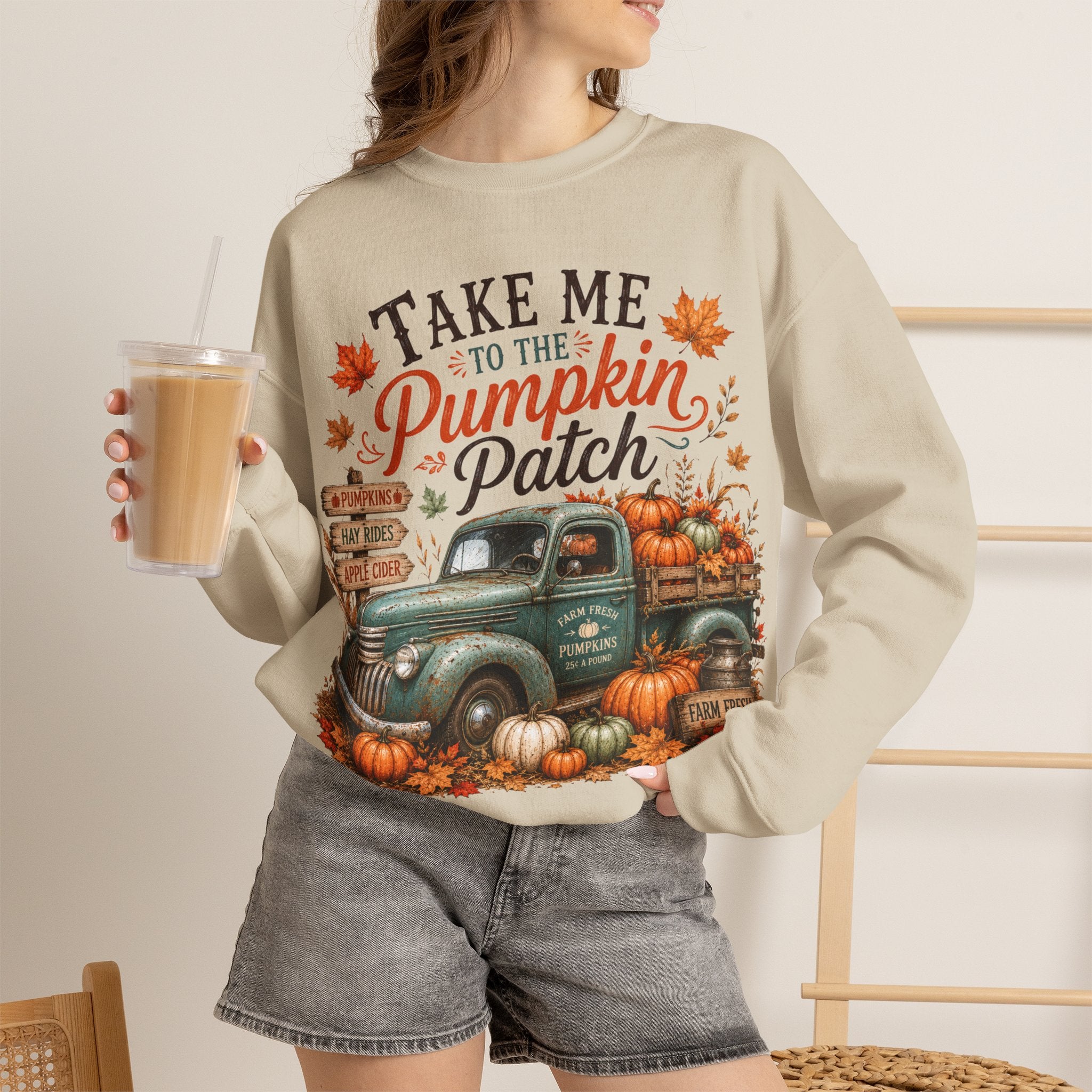 'Take Me to the Pumpkin Patch' Sweatshirt