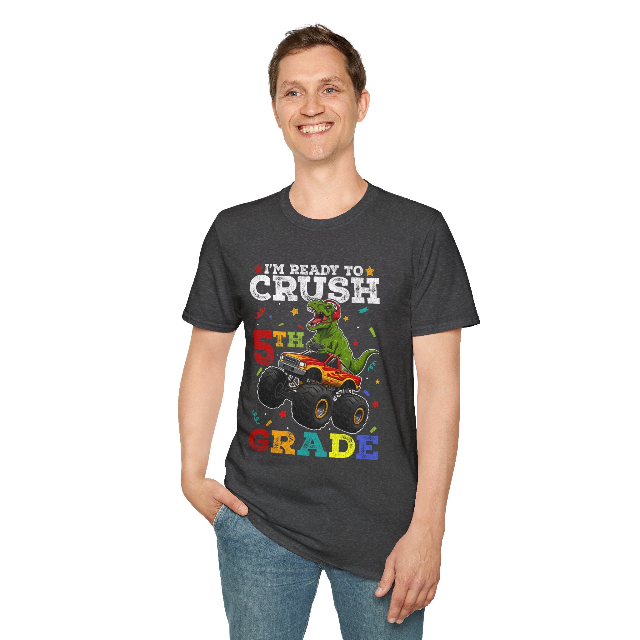 5th Grade T-Shirt – "I'm Ready to Crush 5th Grade" -Adult