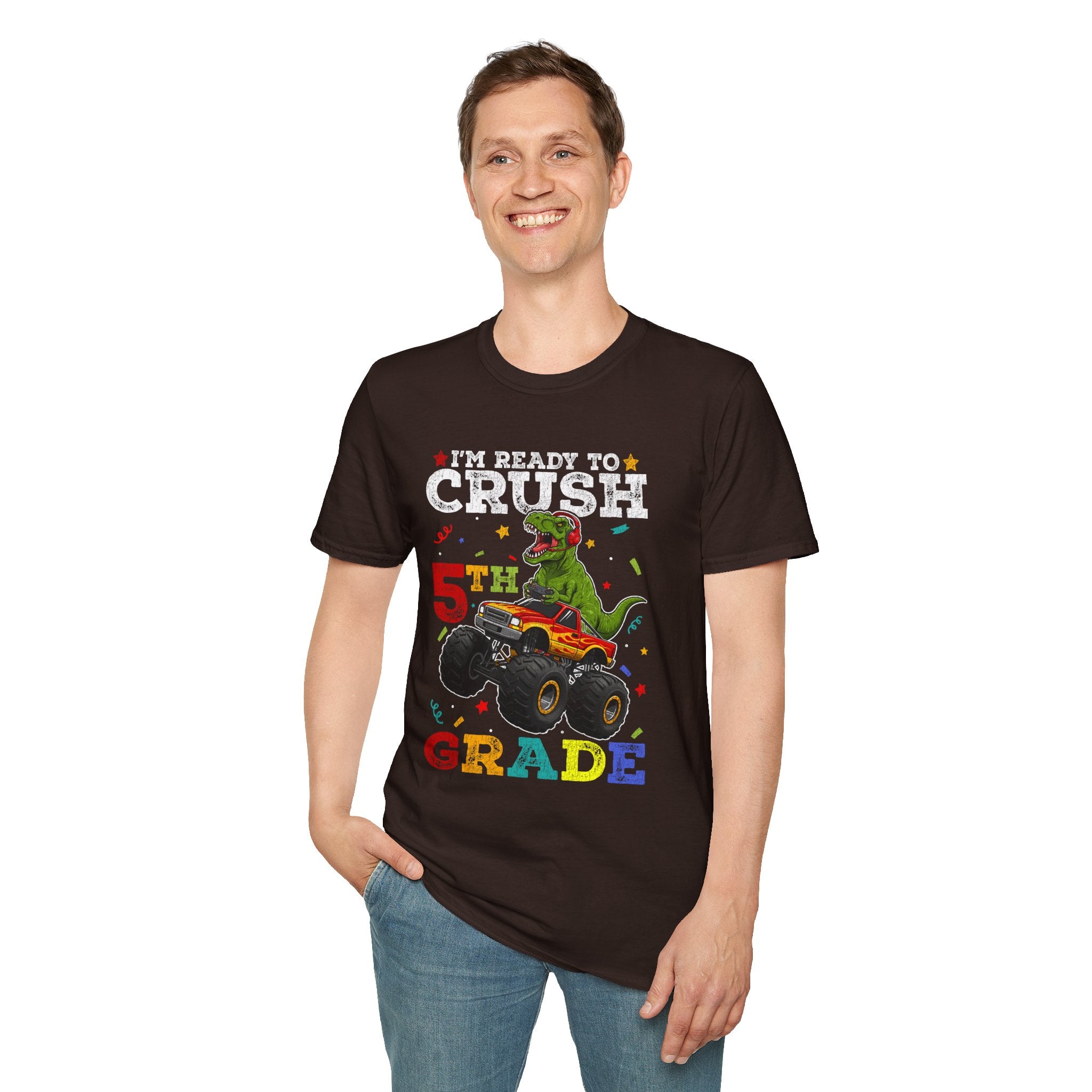 5th Grade T-Shirt – "I'm Ready to Crush 5th Grade" -Adult