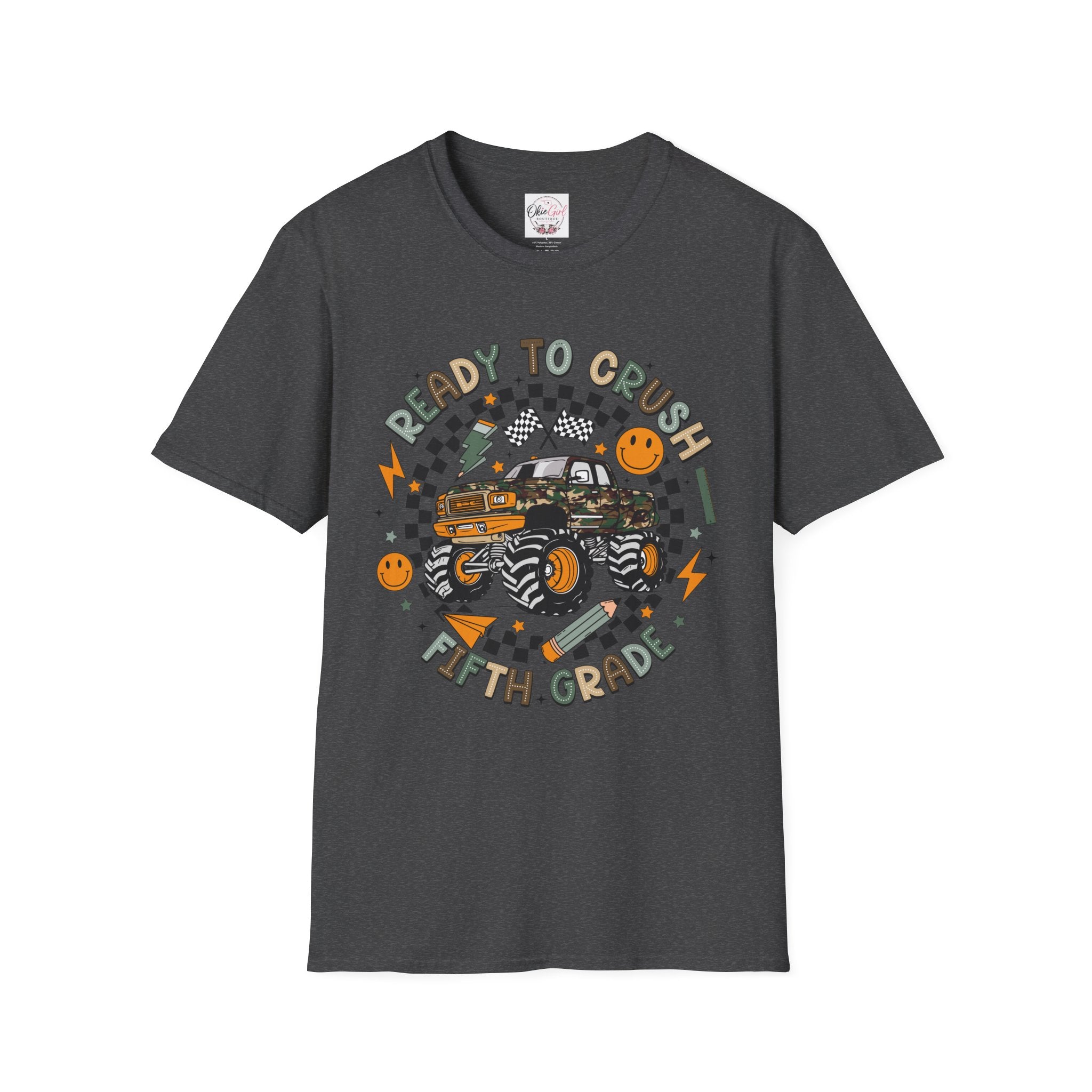 Ready to Crush Monster Truck T-Shirt — Adult size