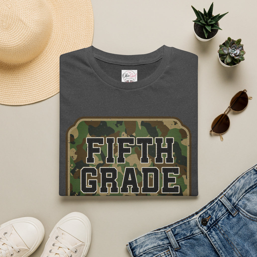 Fifth Grade Camo  (adult)  T-Shirt